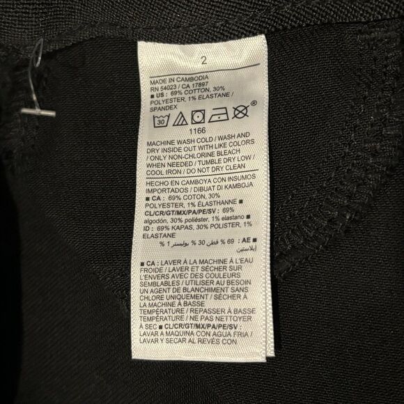 Old Navy Jeggings 2 Black Denim Mid-Rise Skinny Adjustable Waist NWT - Picture 10 of 11